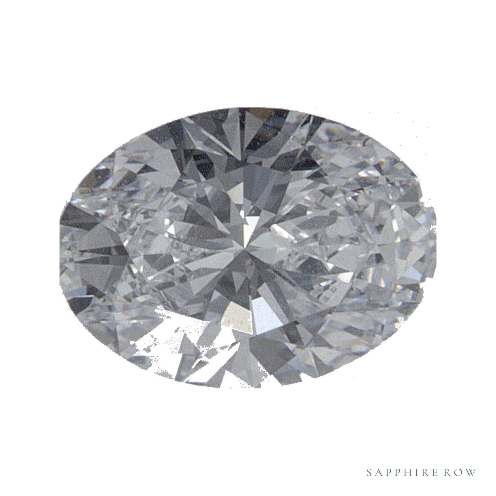 0.59 ct lab-grown diamond, oval cut | Sapphire Row · cut4
