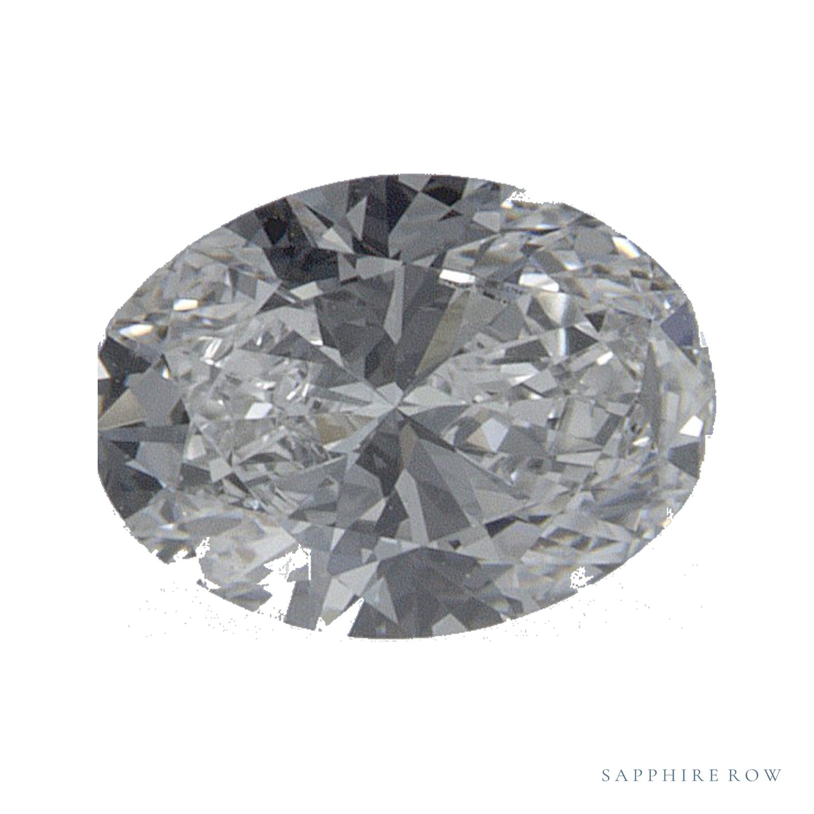 0.58 ct lab-grown diamond, oval cut | Sapphire Row · cut4