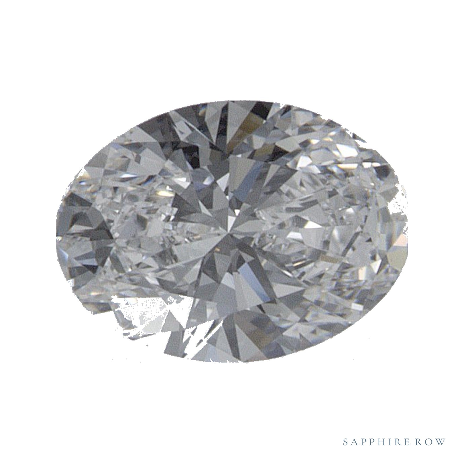 0.58 ct lab-grown diamond, oval cut | Sapphire Row · cut4