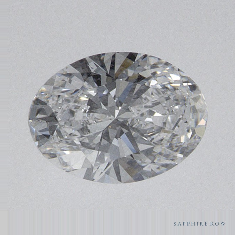 0.58 ct lab-grown diamond, oval cut | Sapphire Row · cut7