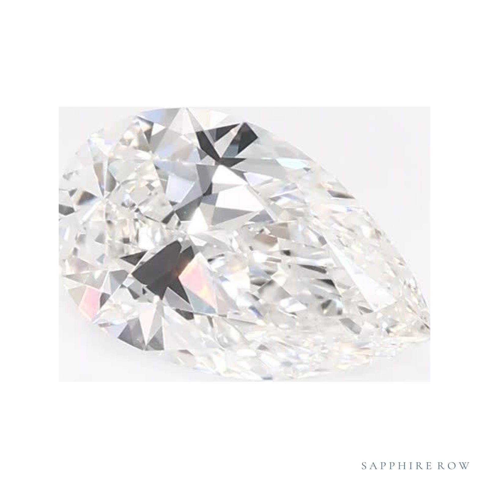 0.58 ct lab-grown diamond, pear cut | Sapphire Row · cut4