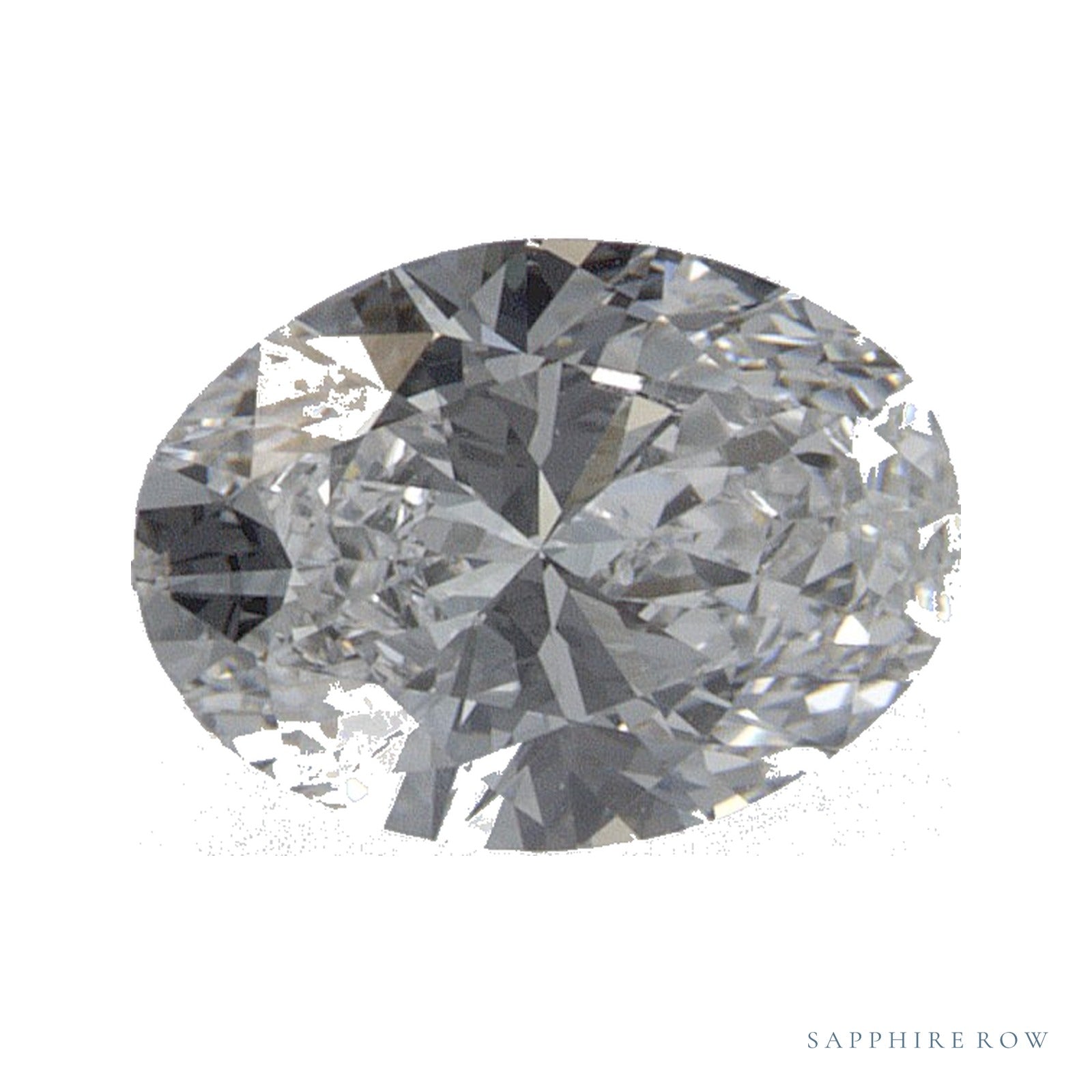 0.58 ct lab-grown diamond, oval cut | Sapphire Row · cut4