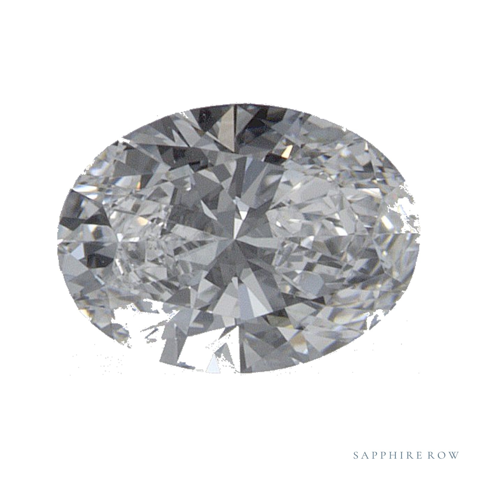 0.58 ct lab-grown diamond, oval cut | Sapphire Row · cut4