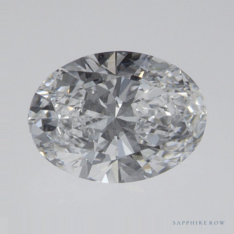 0.58 ct lab-grown diamond, oval cut | Sapphire Row · cut7