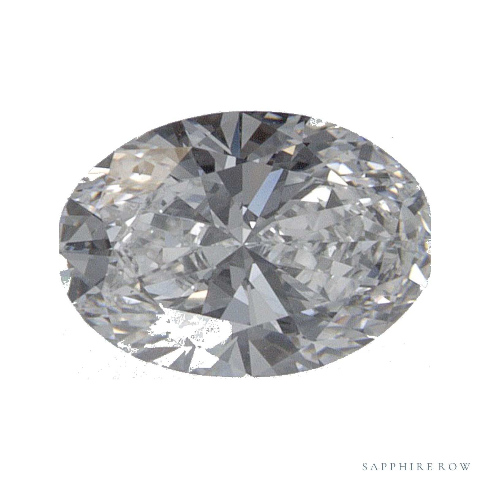 0.58 ct lab-grown diamond, oval cut | Sapphire Row · cut4