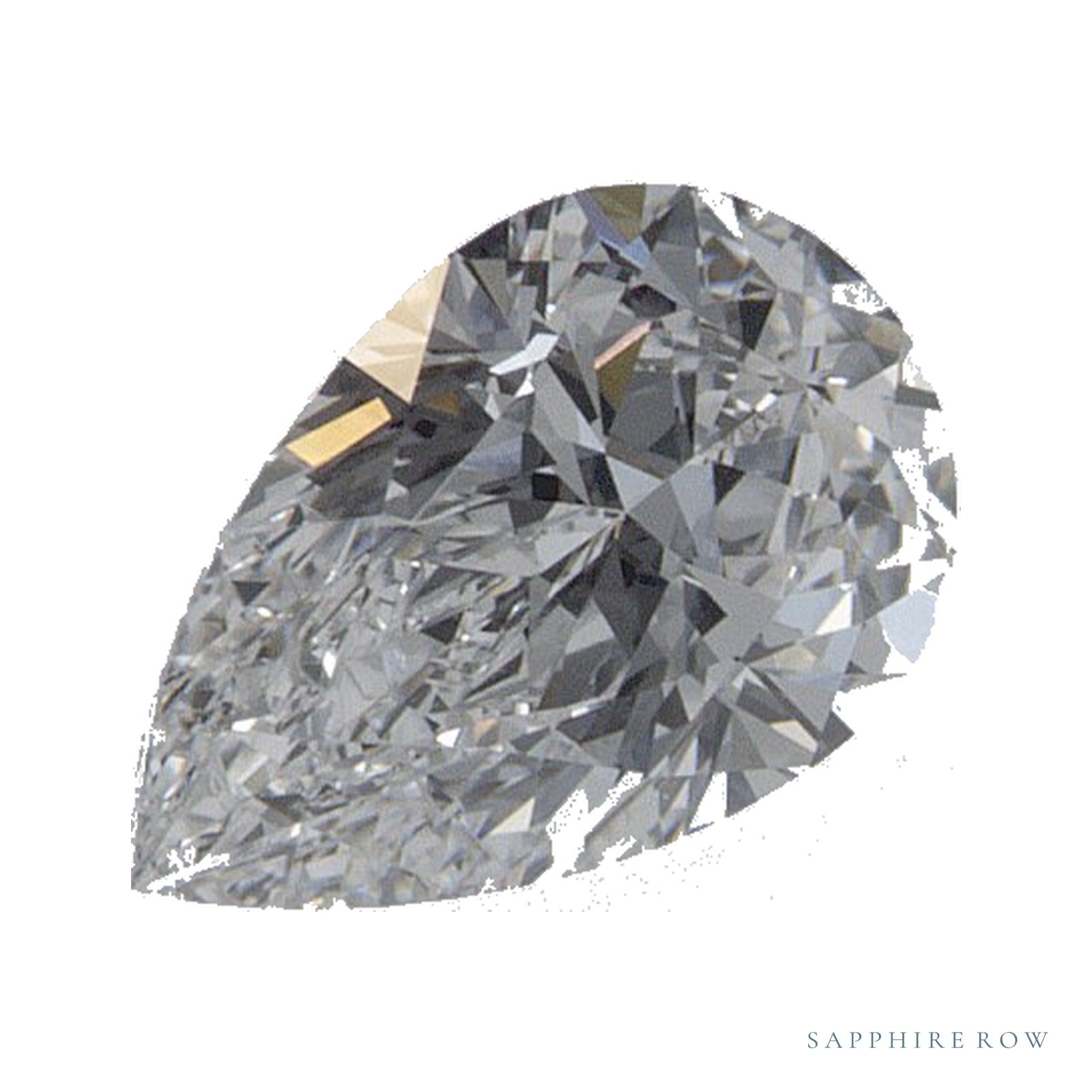 0.58 ct lab-grown diamond, pear cut | Sapphire Row · cut4
