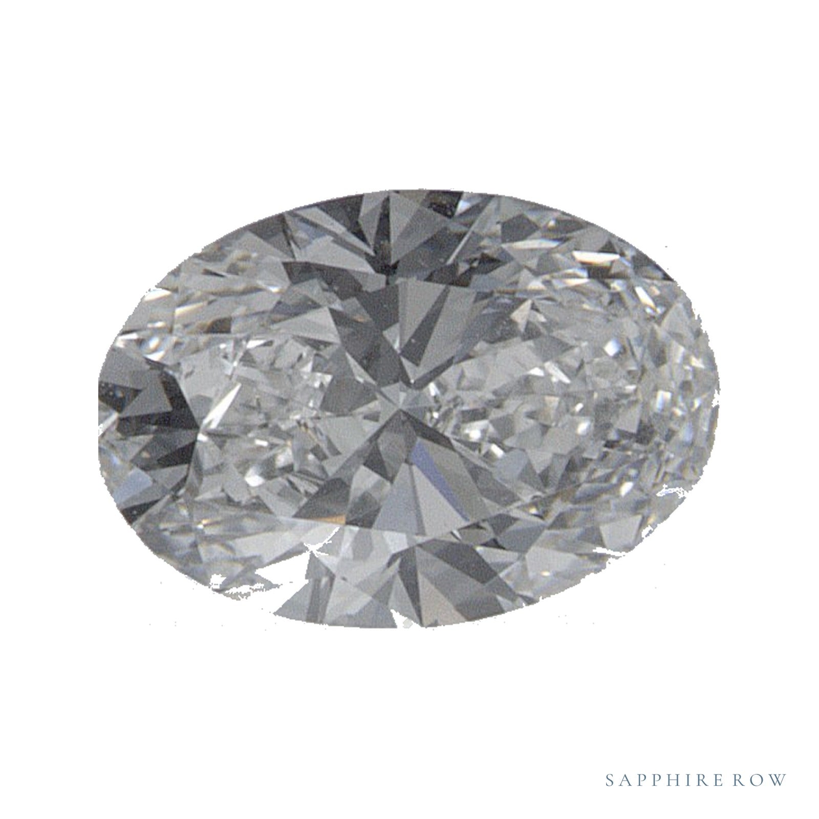 0.58 ct lab-grown diamond, oval cut | Sapphire Row · cut4