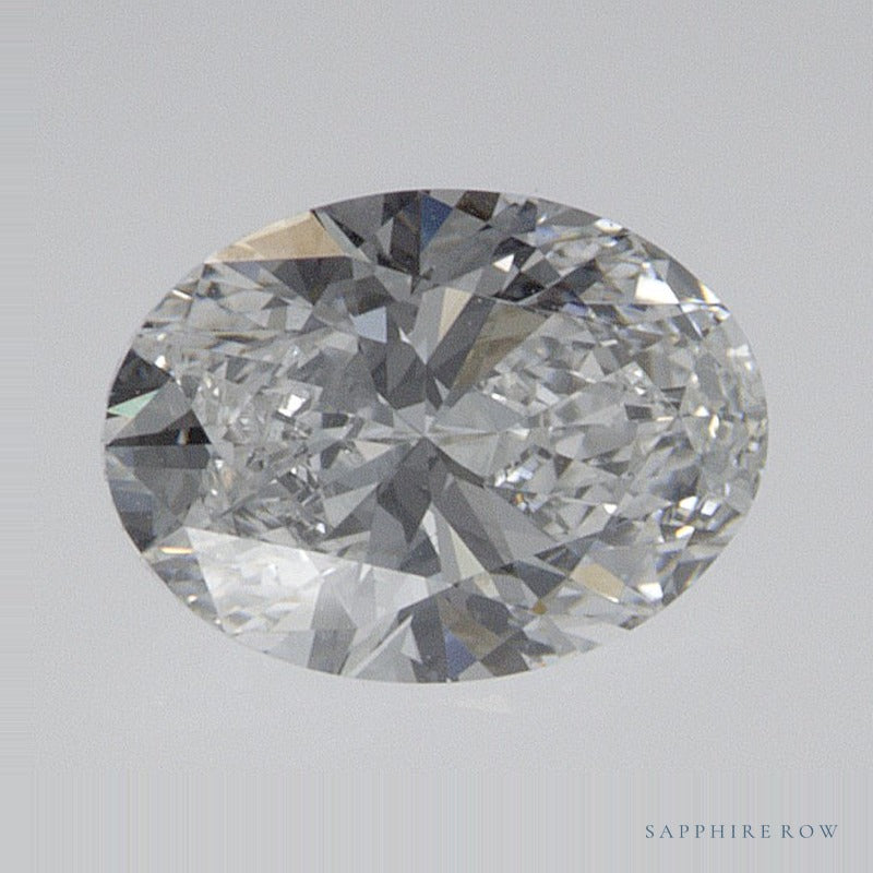 0.58 ct lab-grown diamond, oval cut | Sapphire Row · cut7