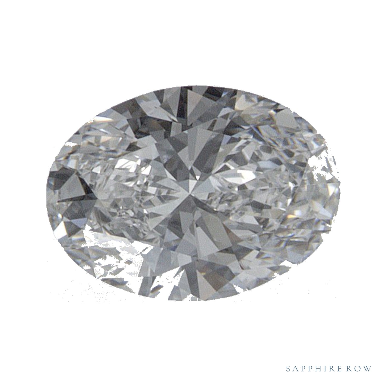 0.58 ct lab-grown diamond, oval cut | Sapphire Row · cut4