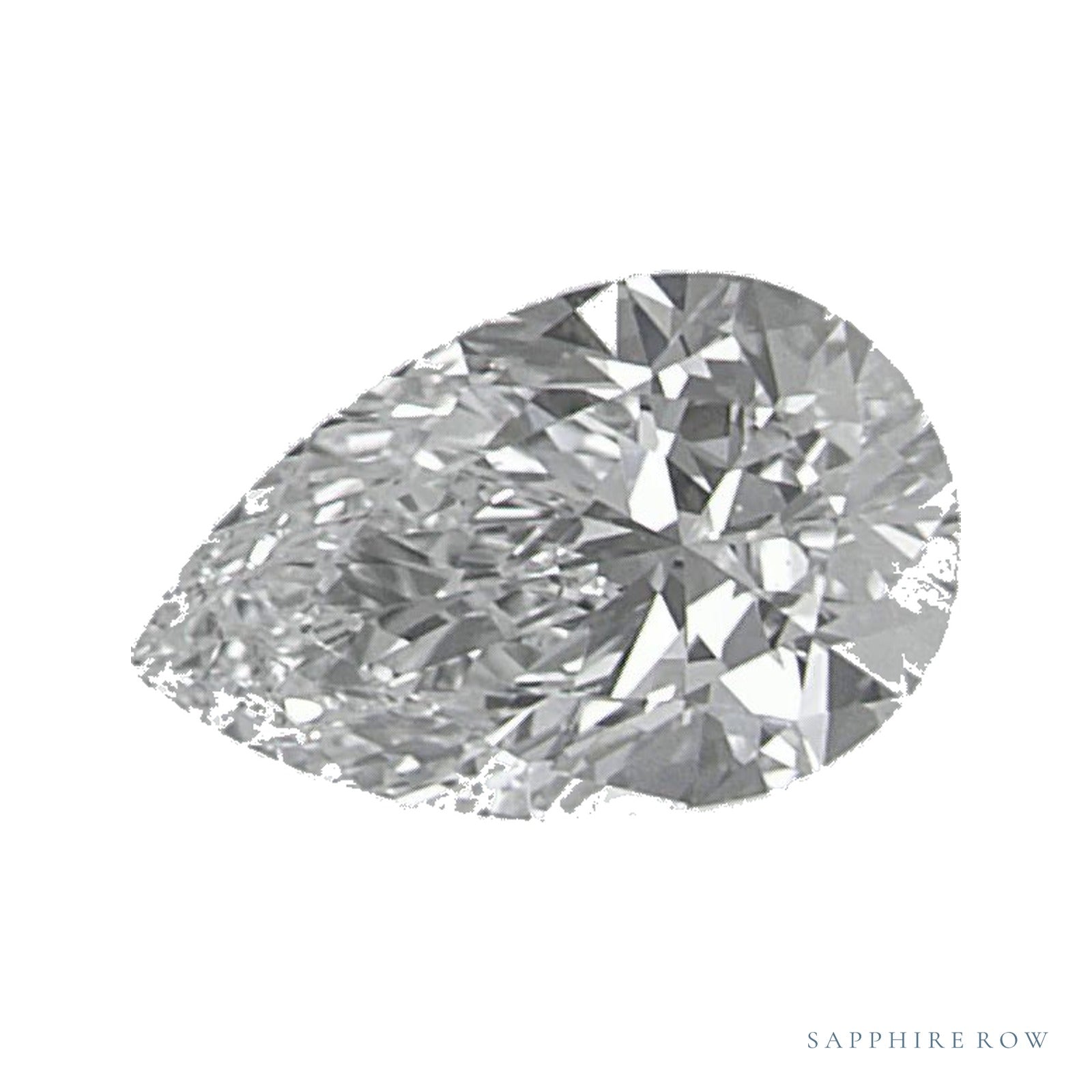 0.58 ct lab-grown diamond, pear cut | Sapphire Row · cut4