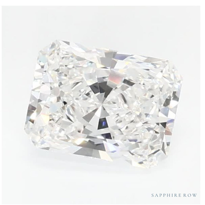 0.58 ct lab-grown diamond, radiant cut | Sapphire Row · cut7