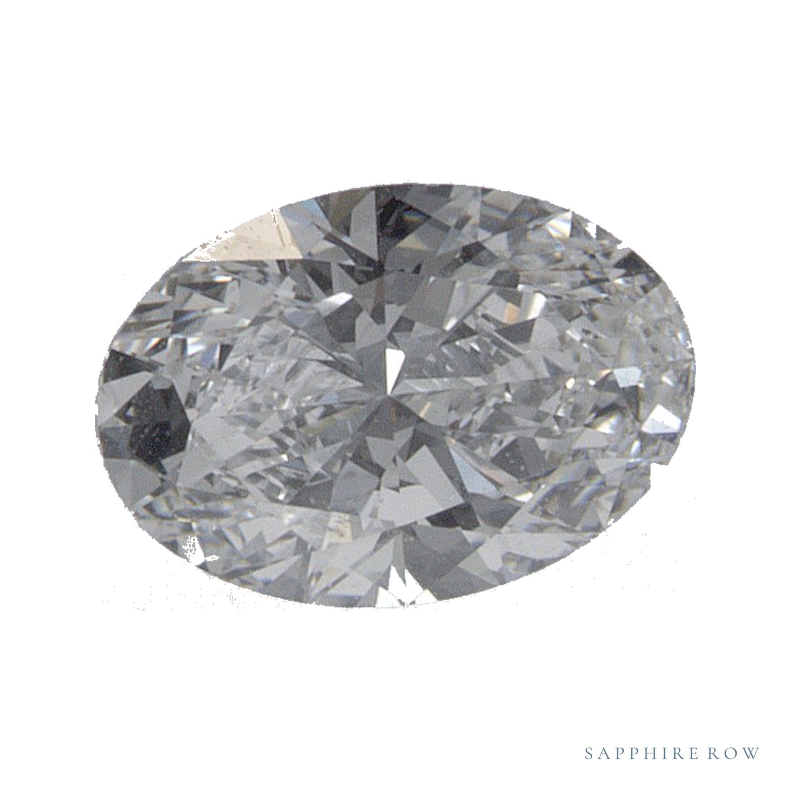 0.58 ct lab-grown diamond, oval cut | Sapphire Row · cut4