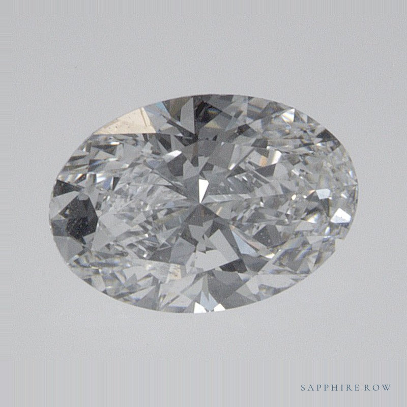 0.58 ct lab-grown diamond, oval cut | Sapphire Row · cut7
