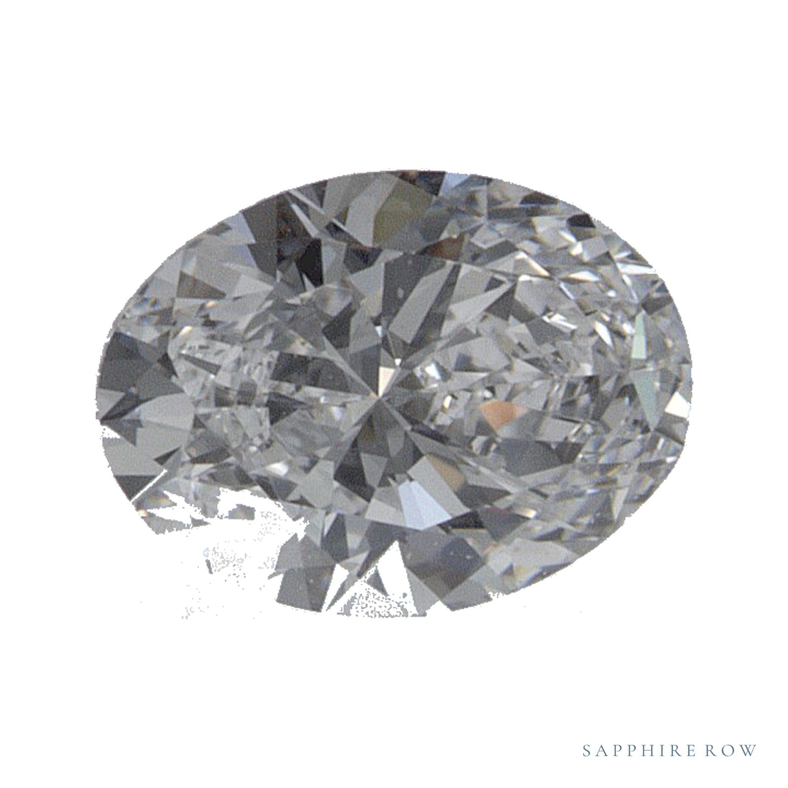0.58 ct lab-grown diamond, oval cut | Sapphire Row · cut4