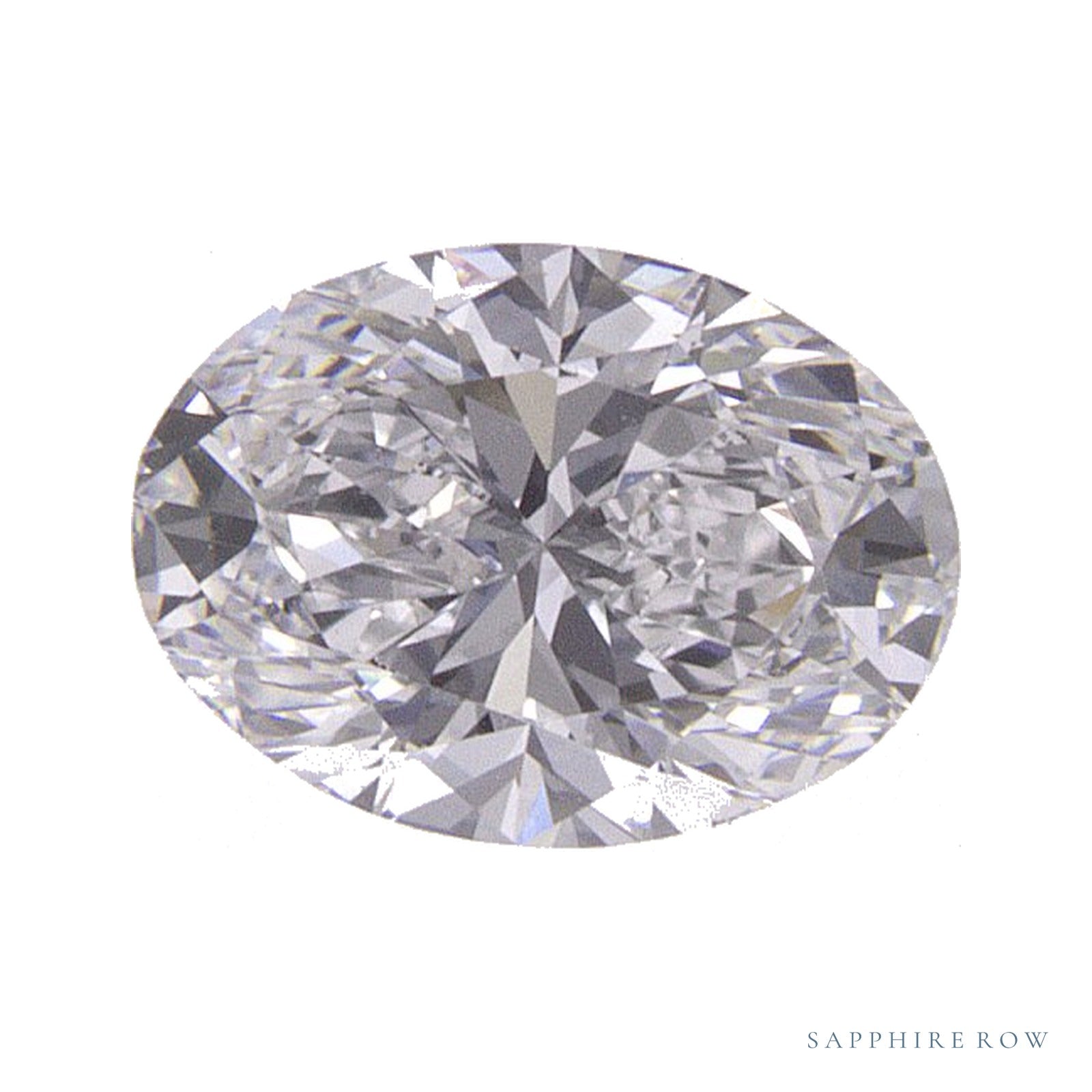 0.58 ct lab-grown diamond, oval cut | Sapphire Row · cut4