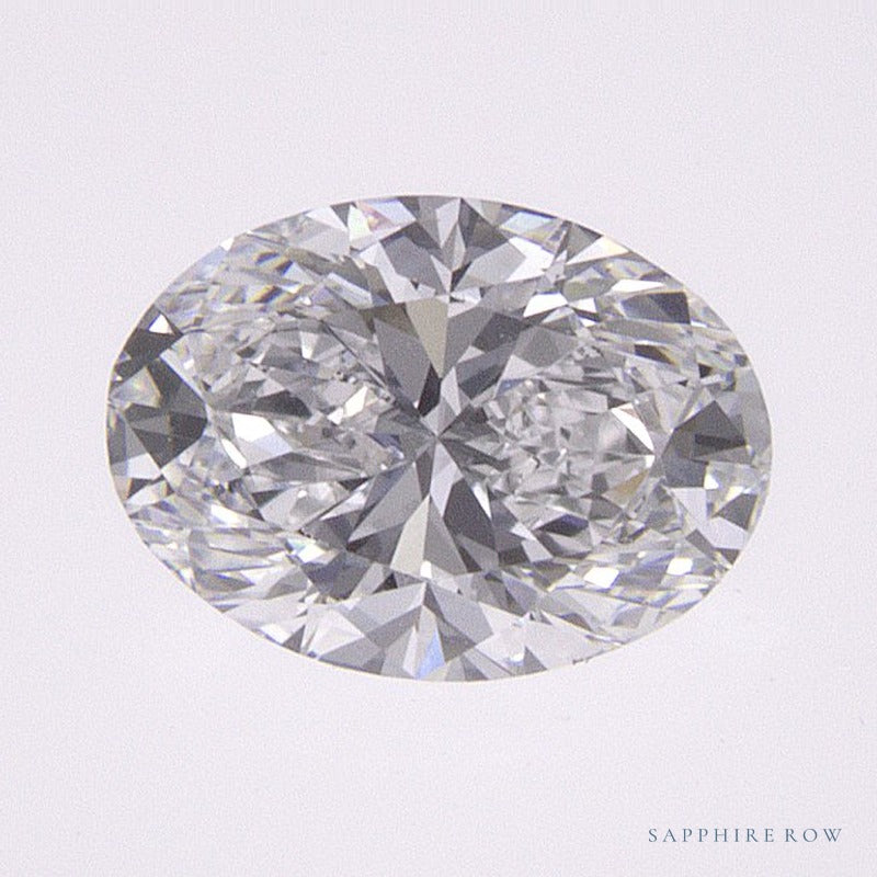 0.58 ct lab-grown diamond, oval cut | Sapphire Row · cut7