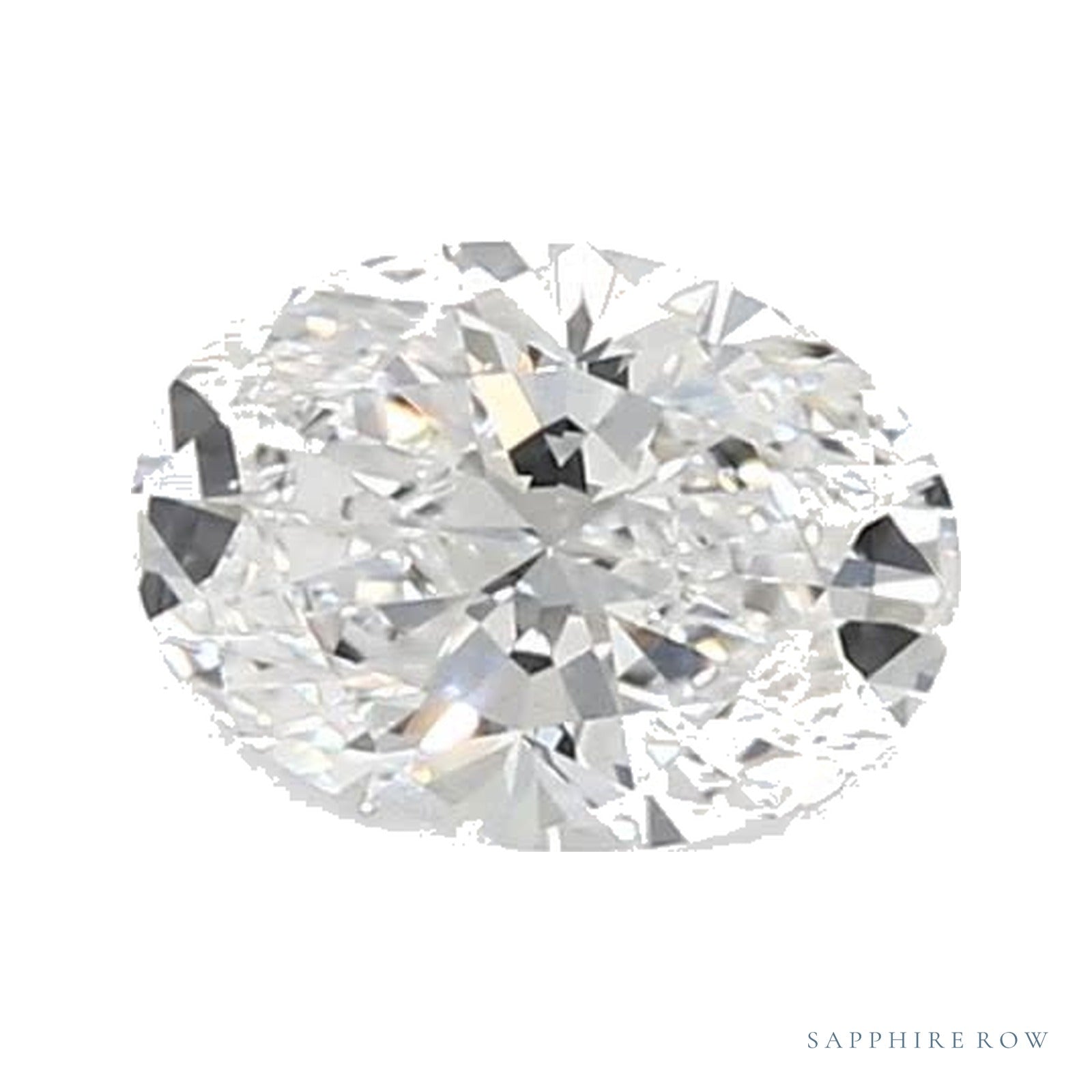 0.58 ct lab-grown diamond, oval cut | Sapphire Row · cut4