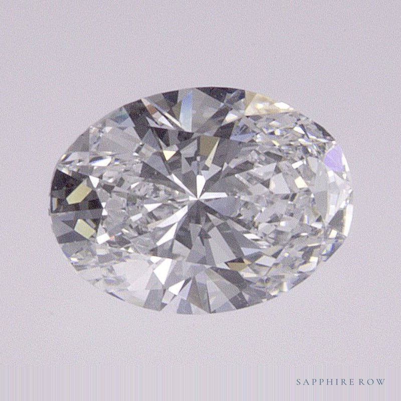 0.58 ct lab-grown diamond, oval cut | Sapphire Row · cut7