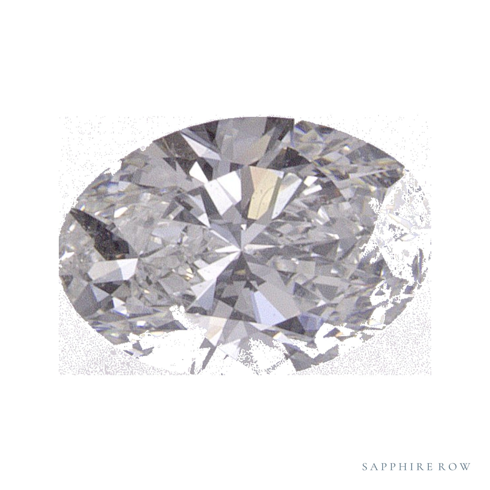 0.57 ct natural diamond, oval cut | Sapphire Row · cut4