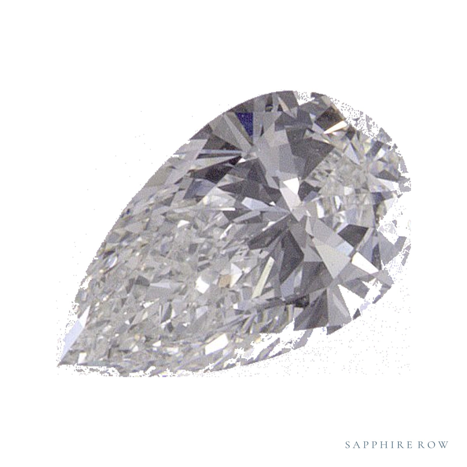 0.57 ct natural diamond, pear cut | Sapphire Row · cut4