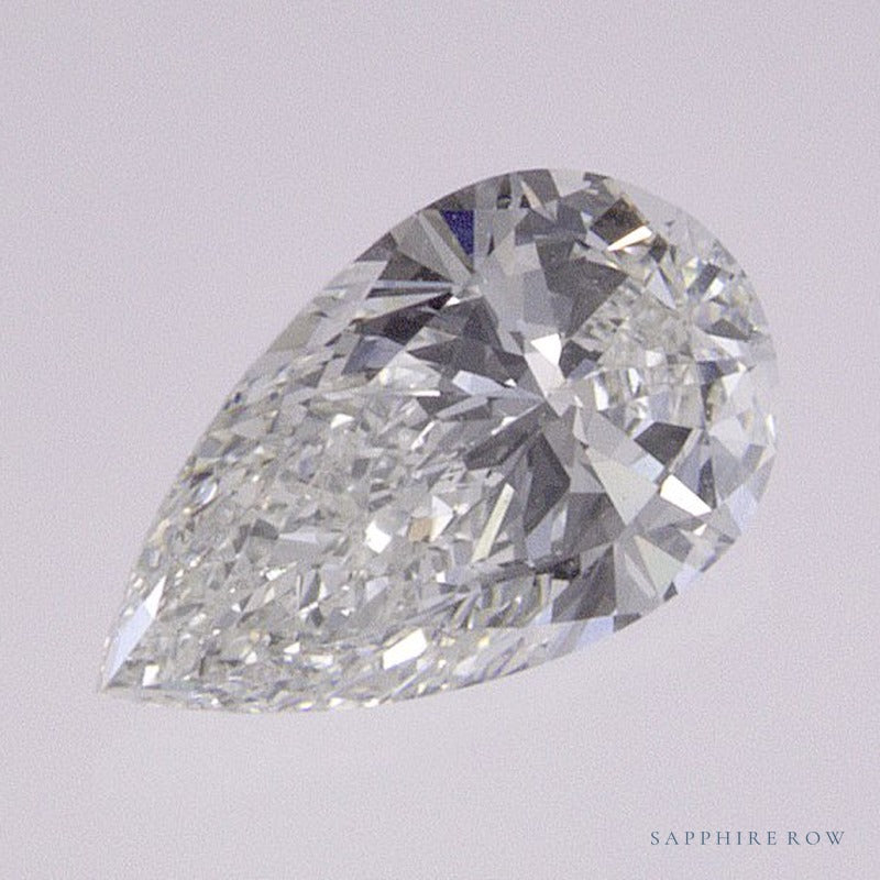 0.57 ct natural diamond, pear cut | Sapphire Row · cut7