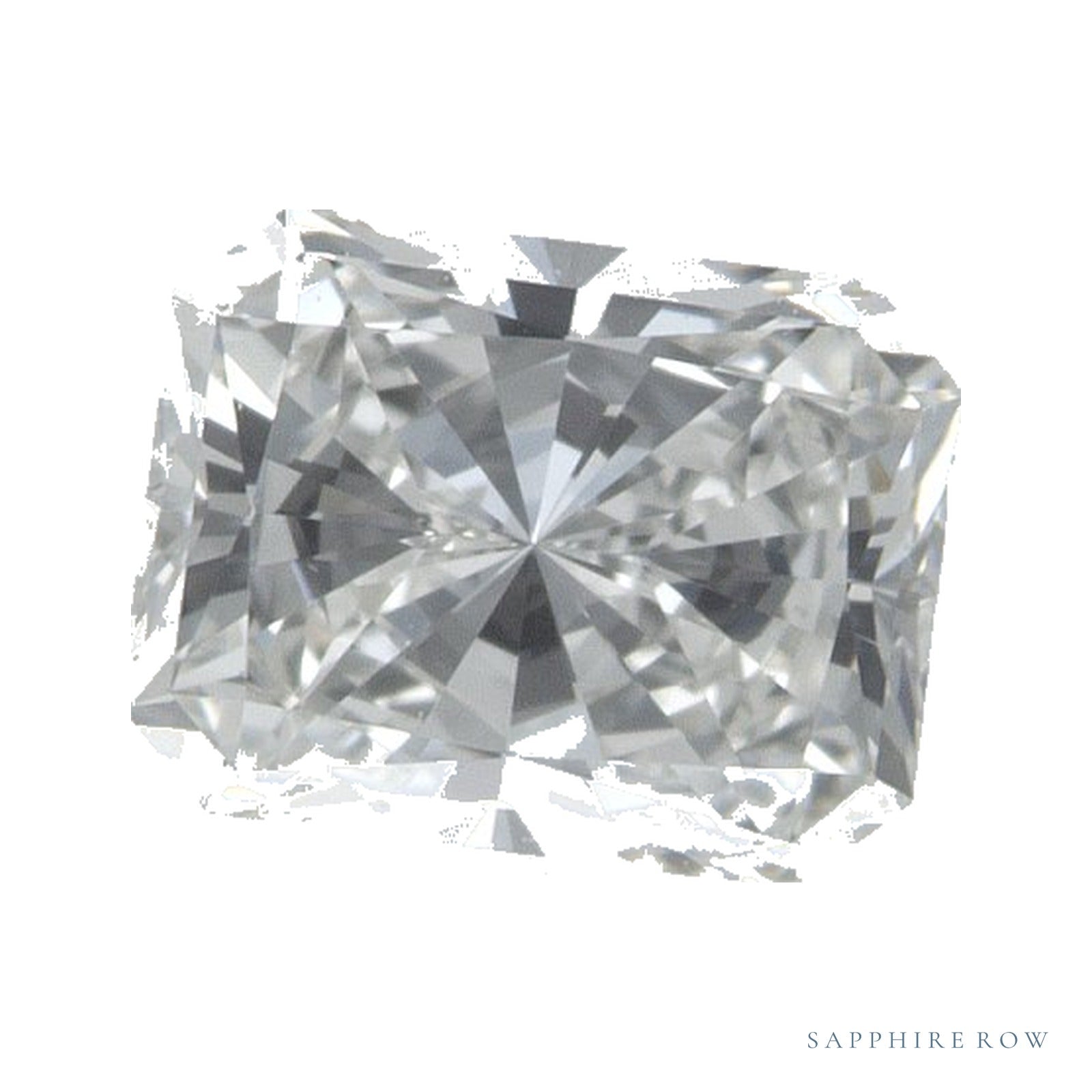 0.57 ct natural diamond, radiant cut | Sapphire Row · cut4