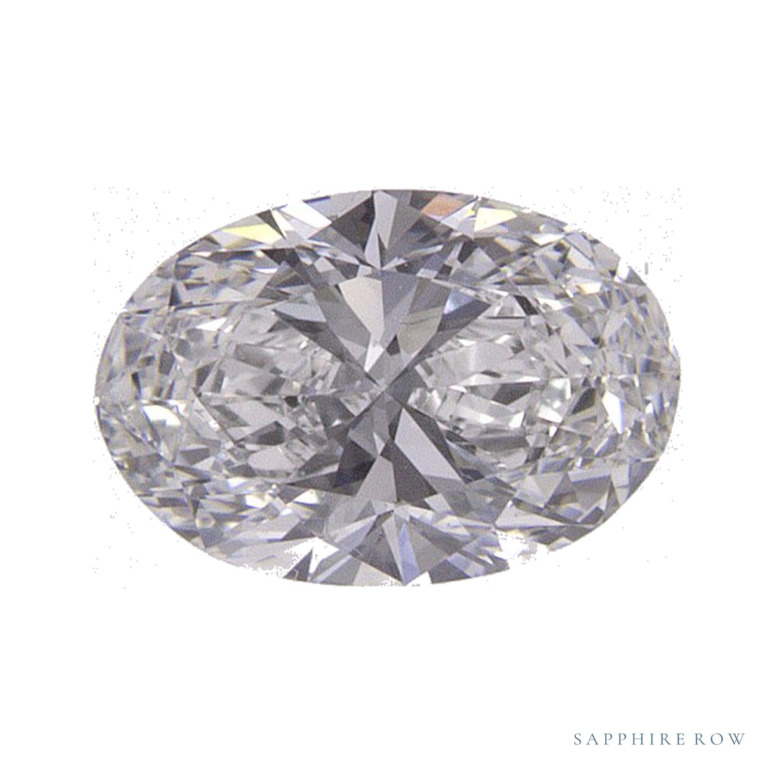 0.57 ct natural diamond, oval cut | Sapphire Row · cut4