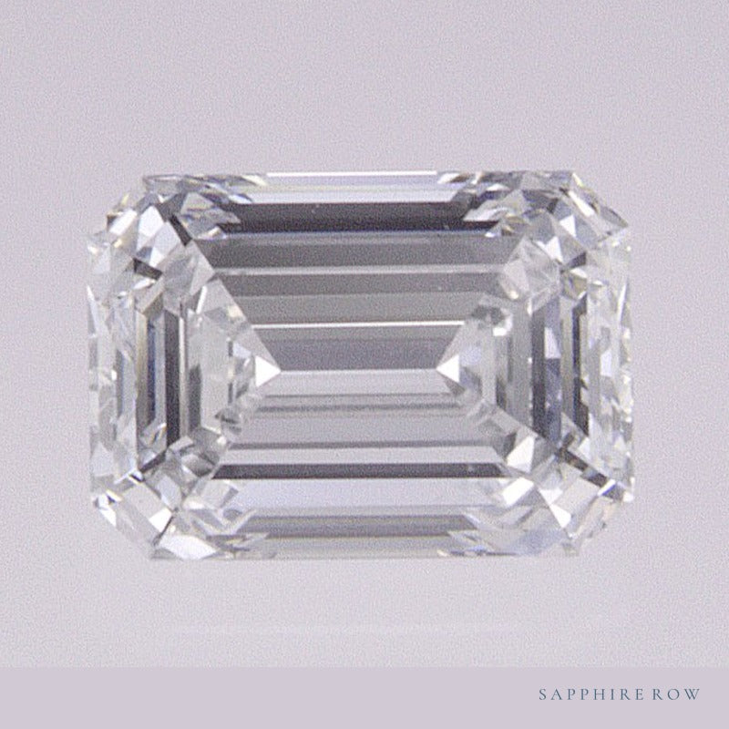 0.57 ct natural diamond, emerald cut | Sapphire Row · cut6