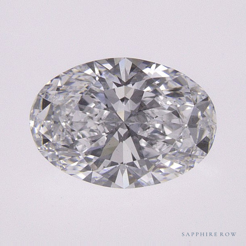 0.57 ct lab-grown diamond, oval cut | Sapphire Row · cut7