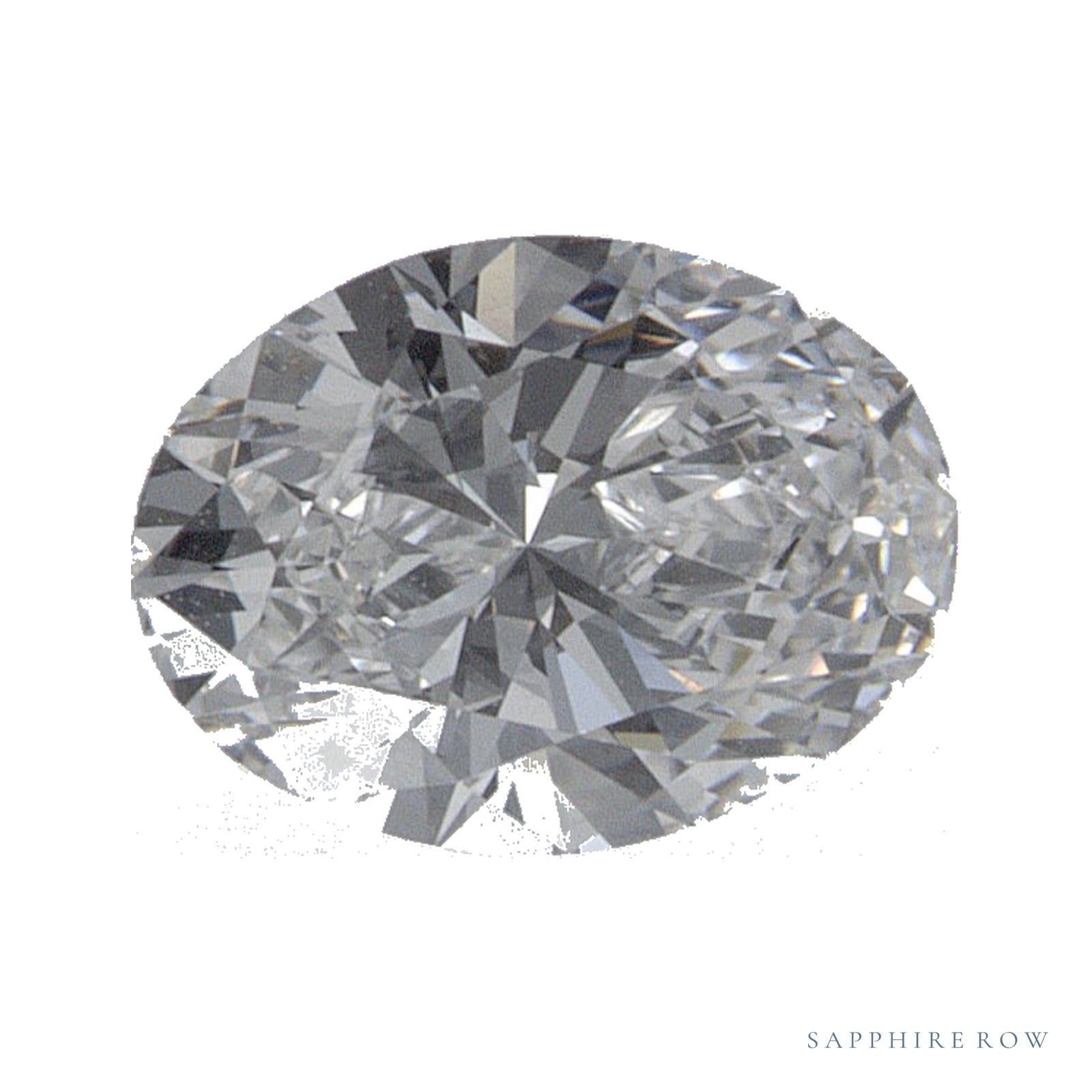 0.57 ct lab-grown diamond, oval cut | Sapphire Row · cut4