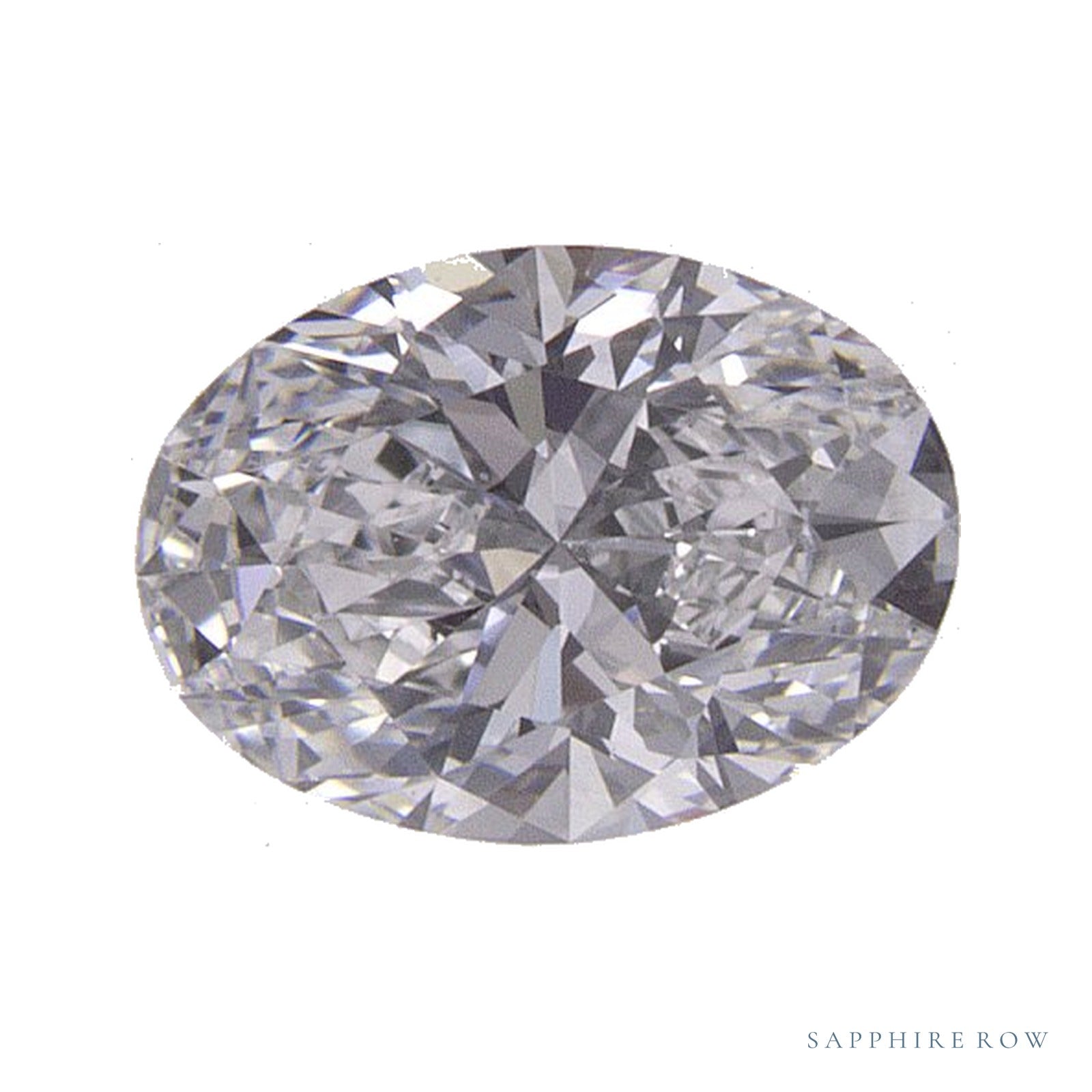 0.57 ct lab-grown diamond, oval cut | Sapphire Row · cut4