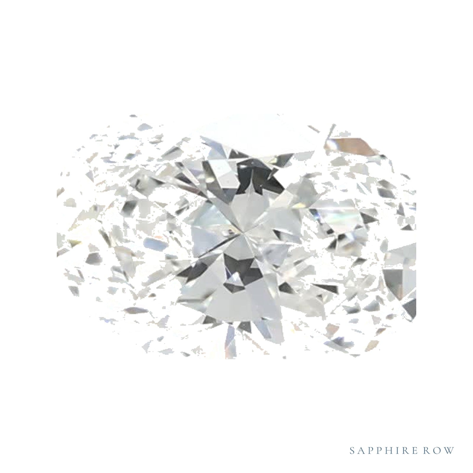 0.57 ct lab-grown diamond, oval cut | Sapphire Row · cut4