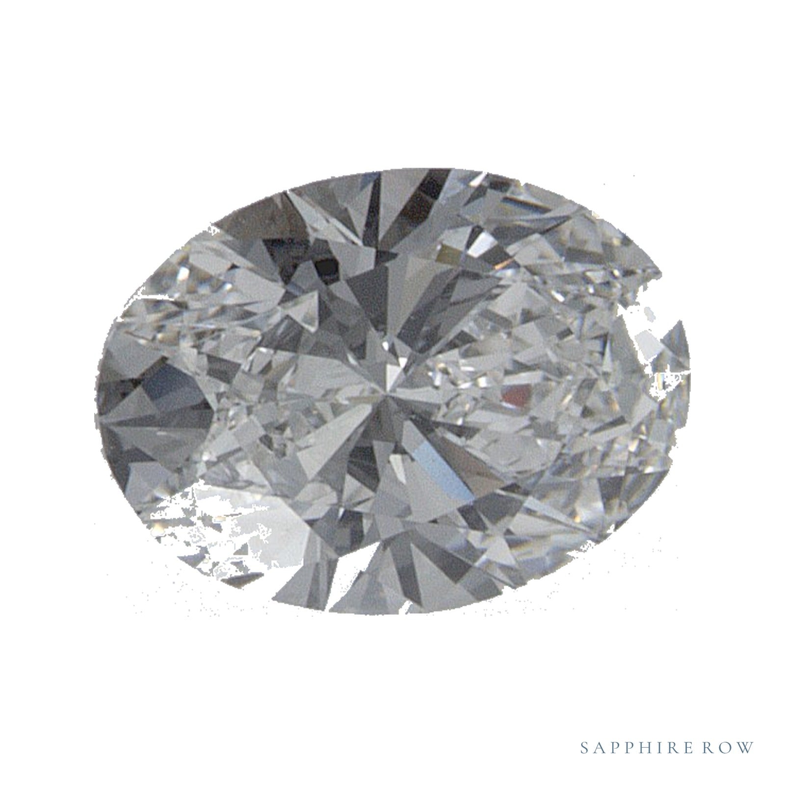 0.57 ct lab-grown diamond, oval cut | Sapphire Row · cut4