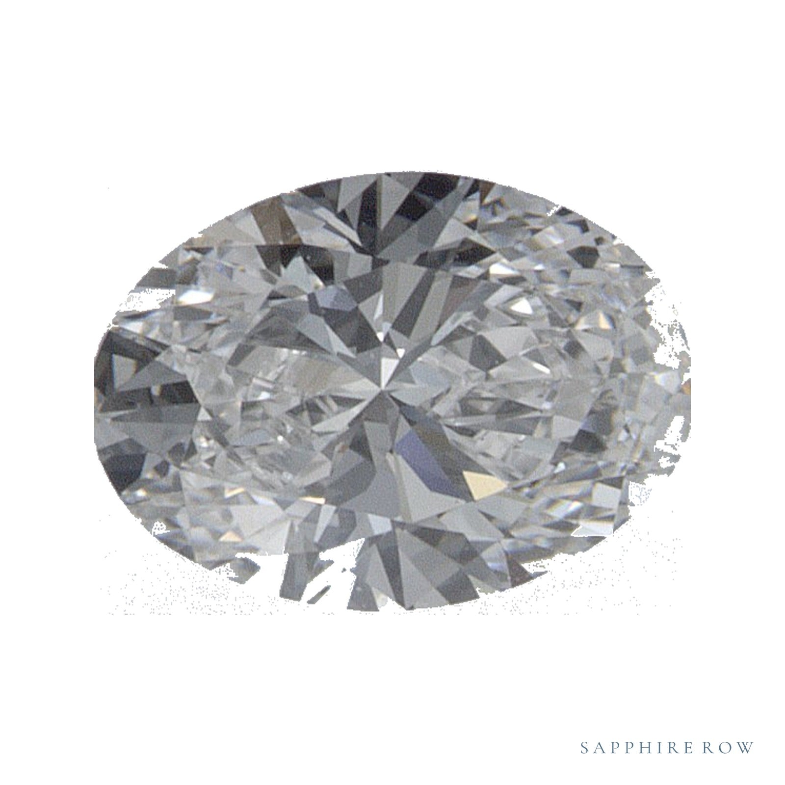 0.57 ct lab-grown diamond, oval cut | Sapphire Row · cut4