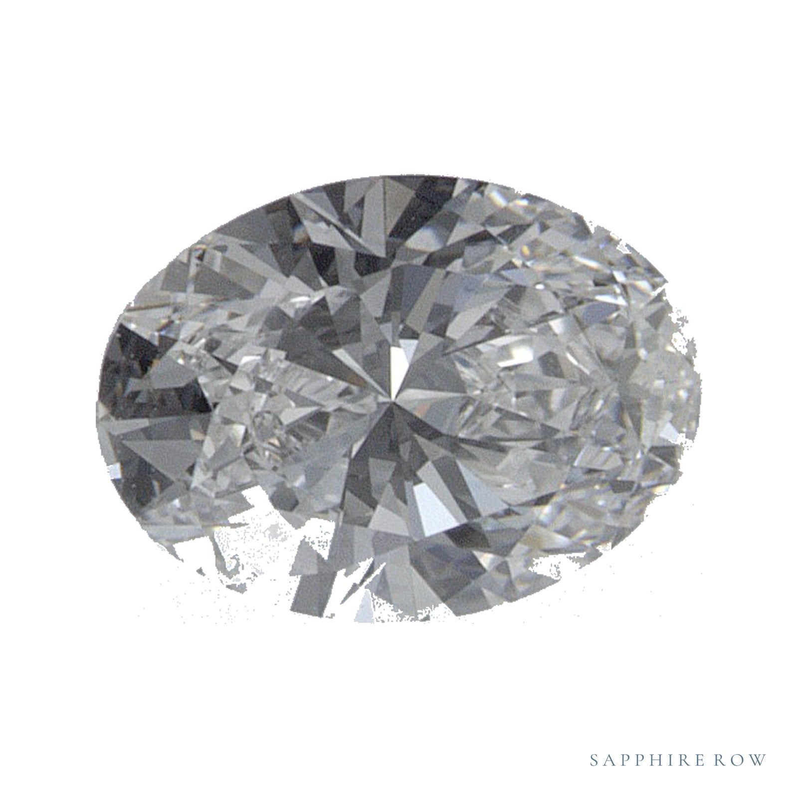 0.57 ct lab-grown diamond, oval cut | Sapphire Row · cut4