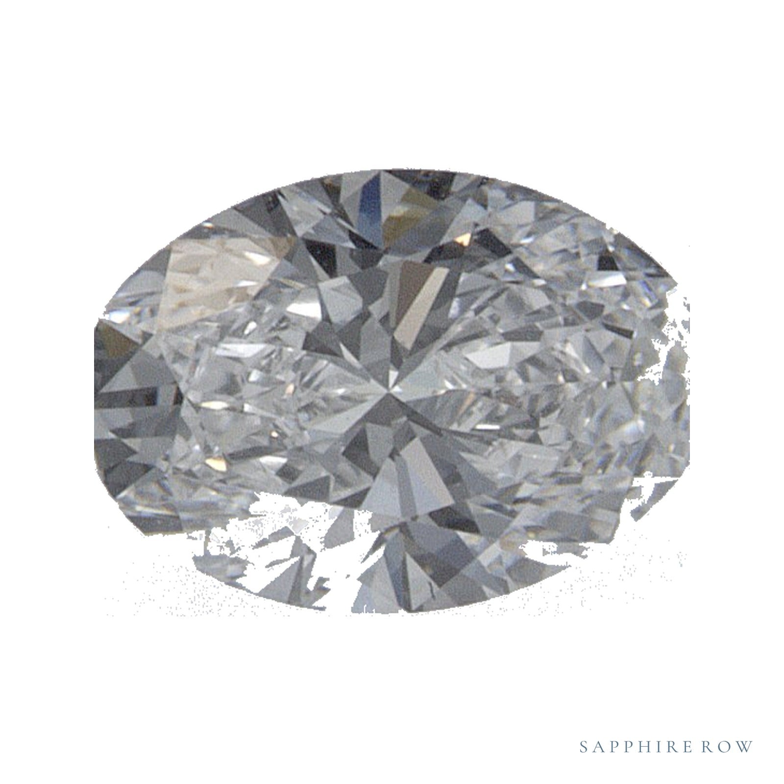 0.57 ct lab-grown diamond, oval cut | Sapphire Row · cut4