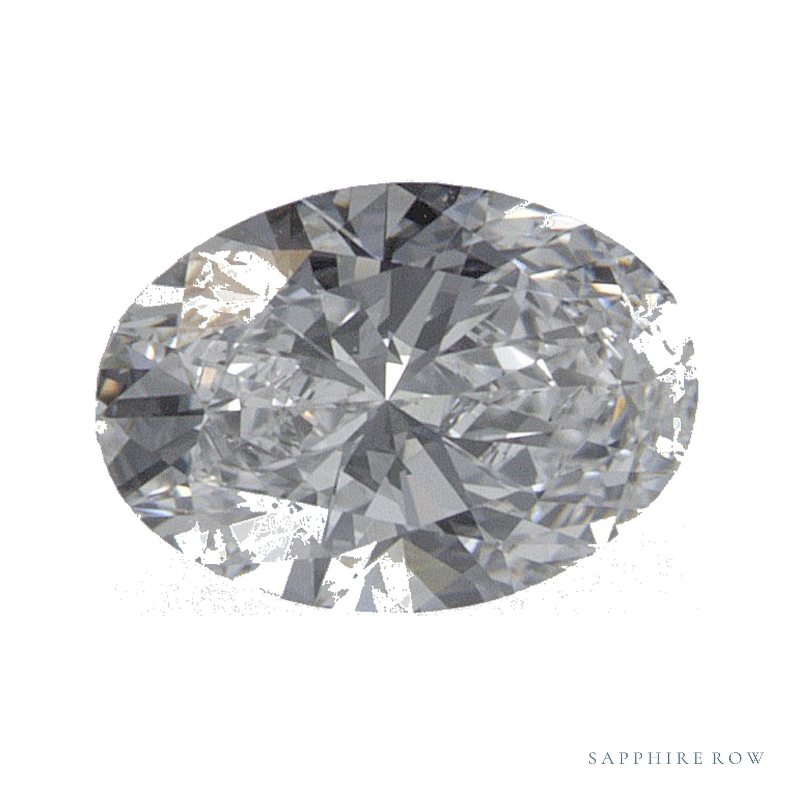0.57 ct lab-grown diamond, oval cut | Sapphire Row · cut4