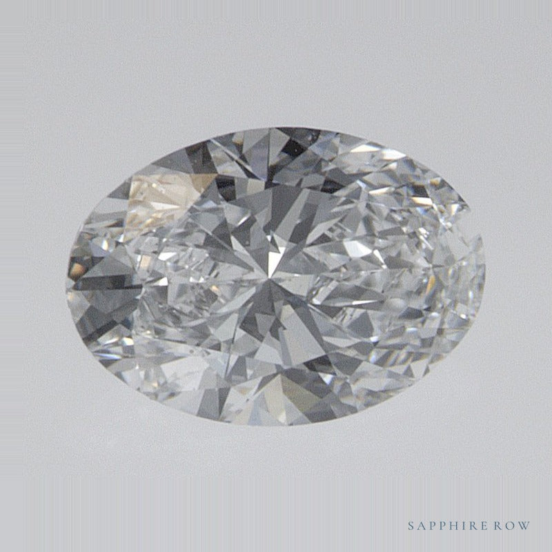 0.57 ct lab-grown diamond, oval cut | Sapphire Row · cut7