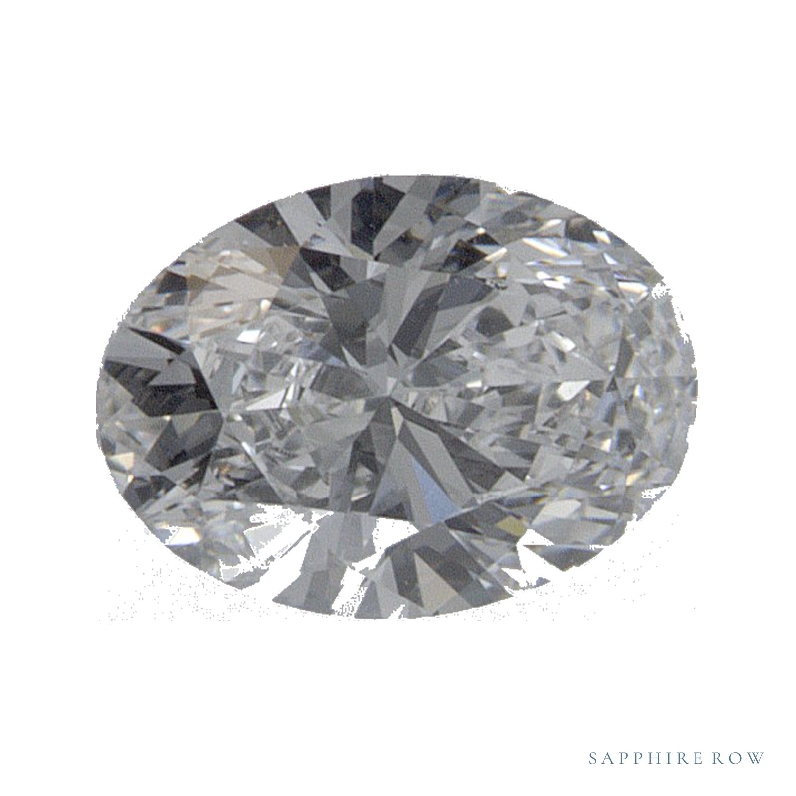 0.57 ct lab-grown diamond, oval cut | Sapphire Row · cut4