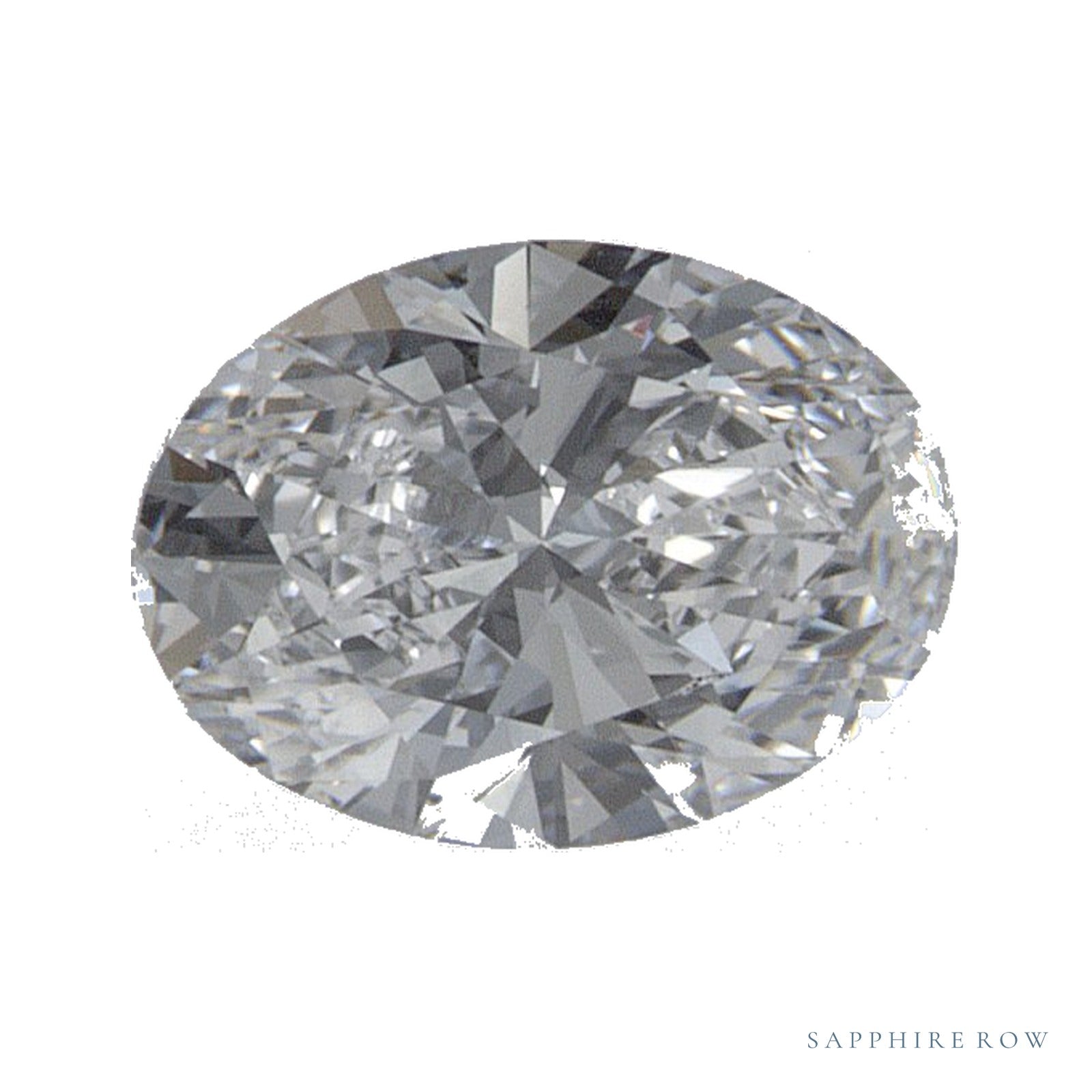 0.57 ct lab-grown diamond, oval cut | Sapphire Row · cut4