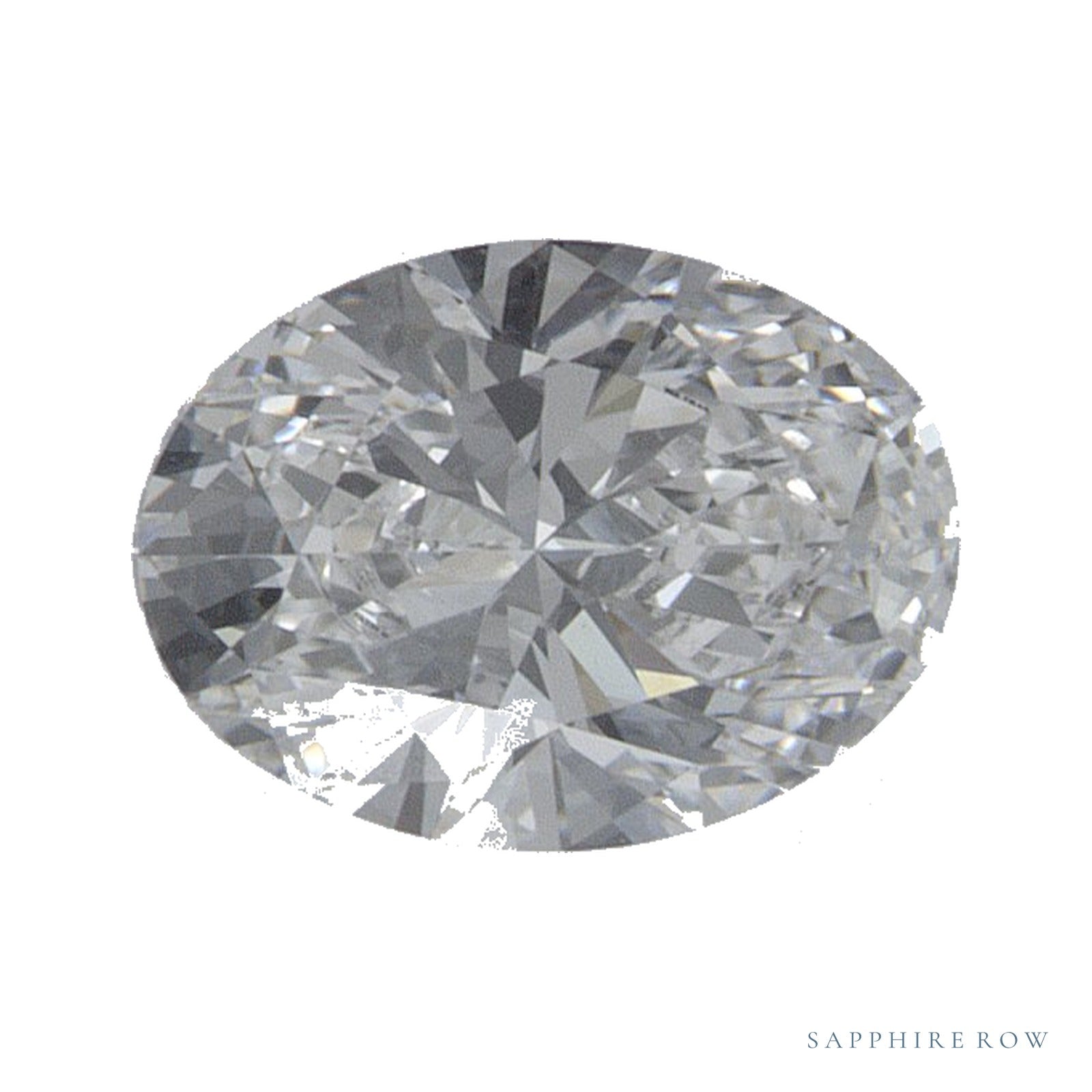 0.57 ct lab-grown diamond, oval cut | Sapphire Row · cut4