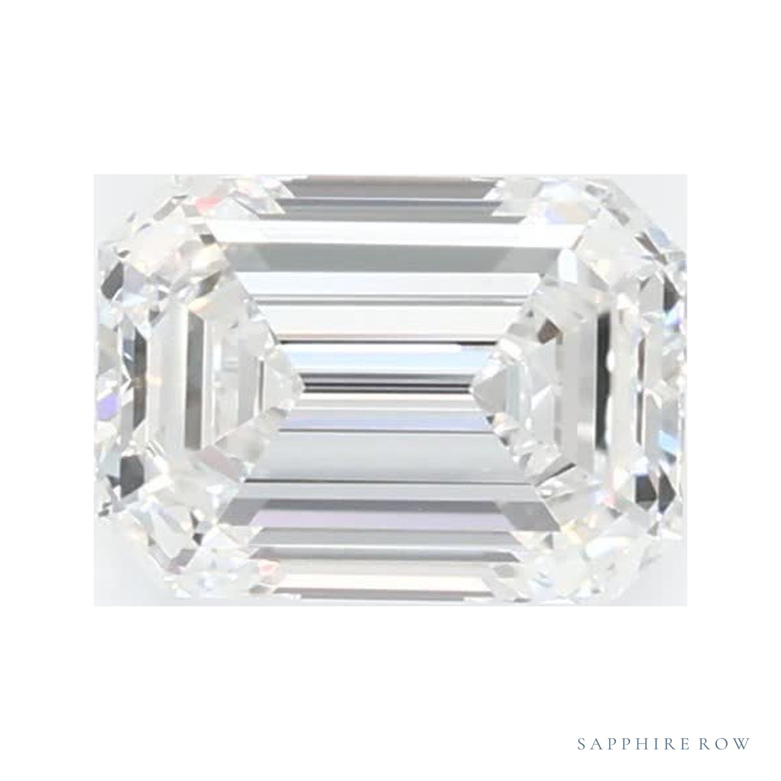 0.57 ct lab-grown diamond, emerald cut | Sapphire Row · cut4