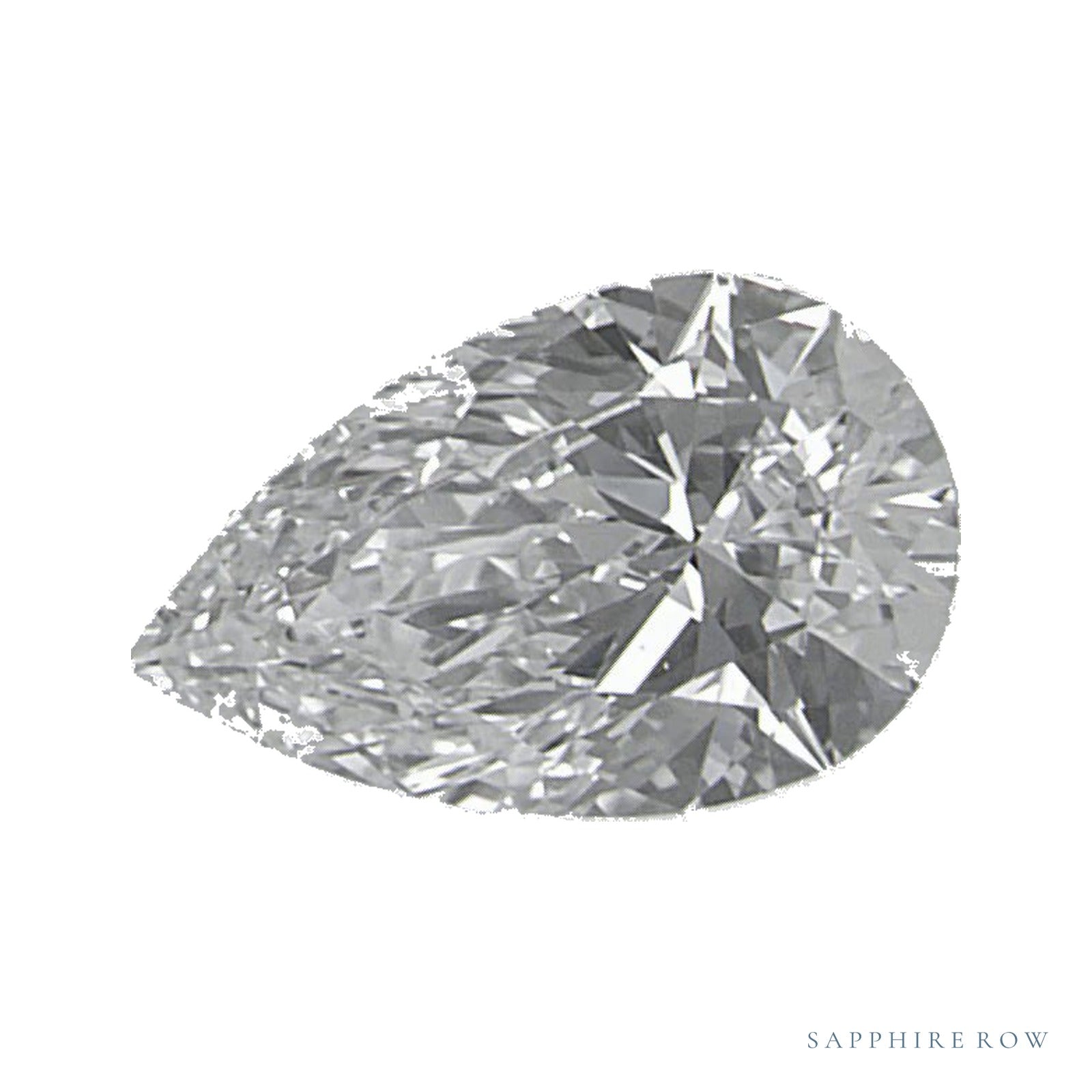 0.57 ct lab-grown diamond, pear cut | Sapphire Row · cut4