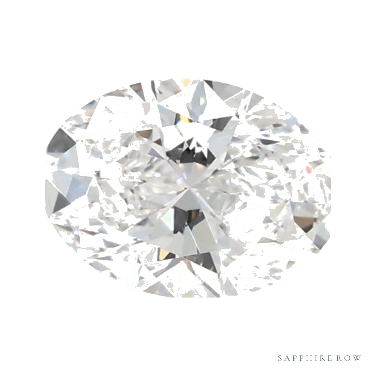 0.57 ct lab-grown diamond, oval cut | Sapphire Row · cut4