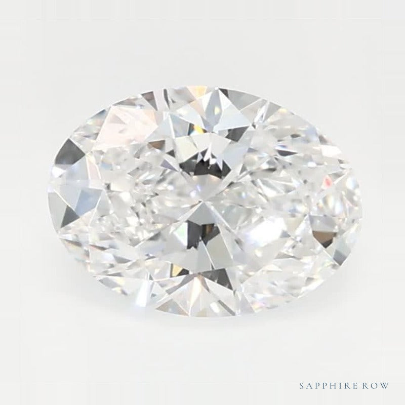 0.57 ct lab-grown diamond, oval cut | Sapphire Row · cut7