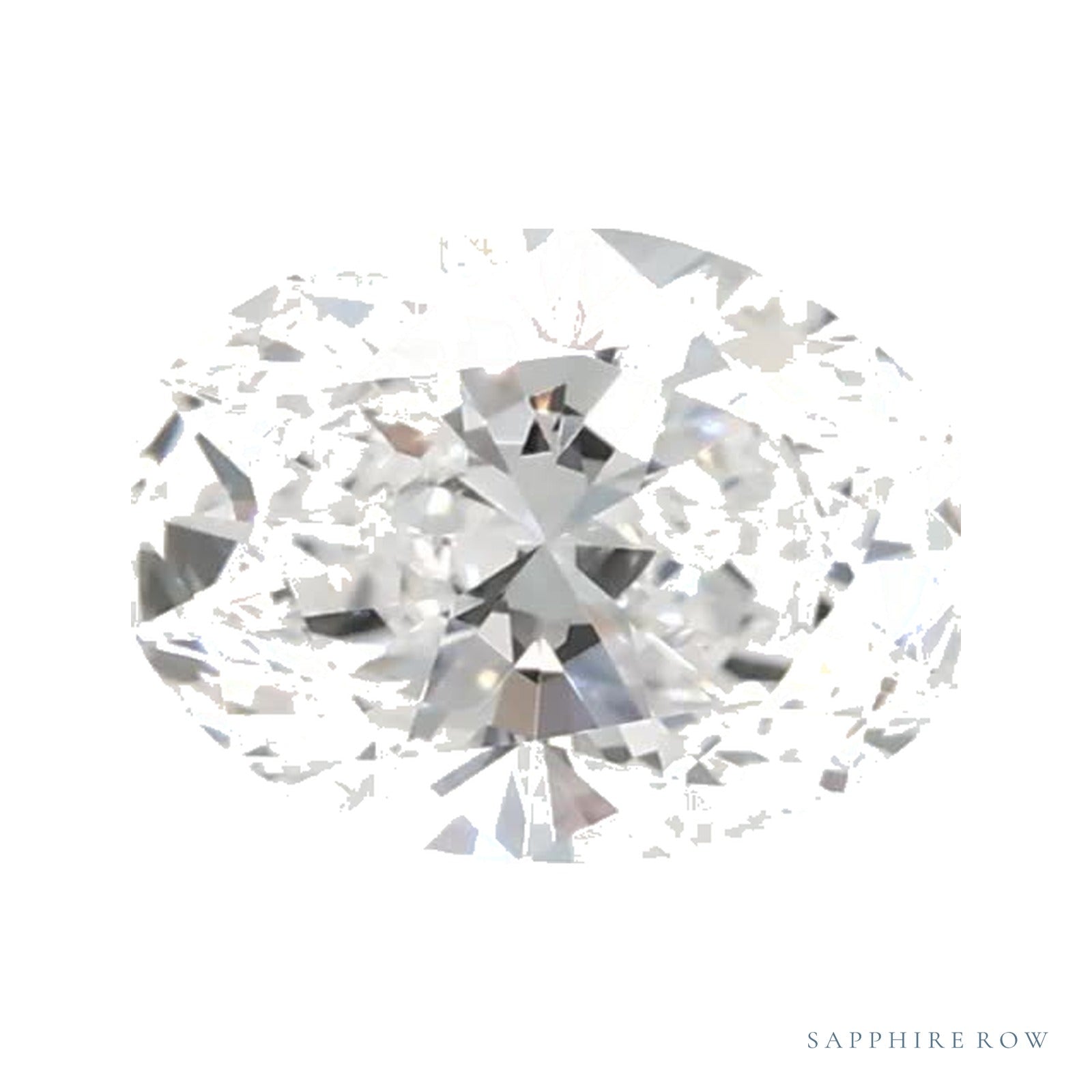 0.57 ct lab-grown diamond, oval cut | Sapphire Row · cut4