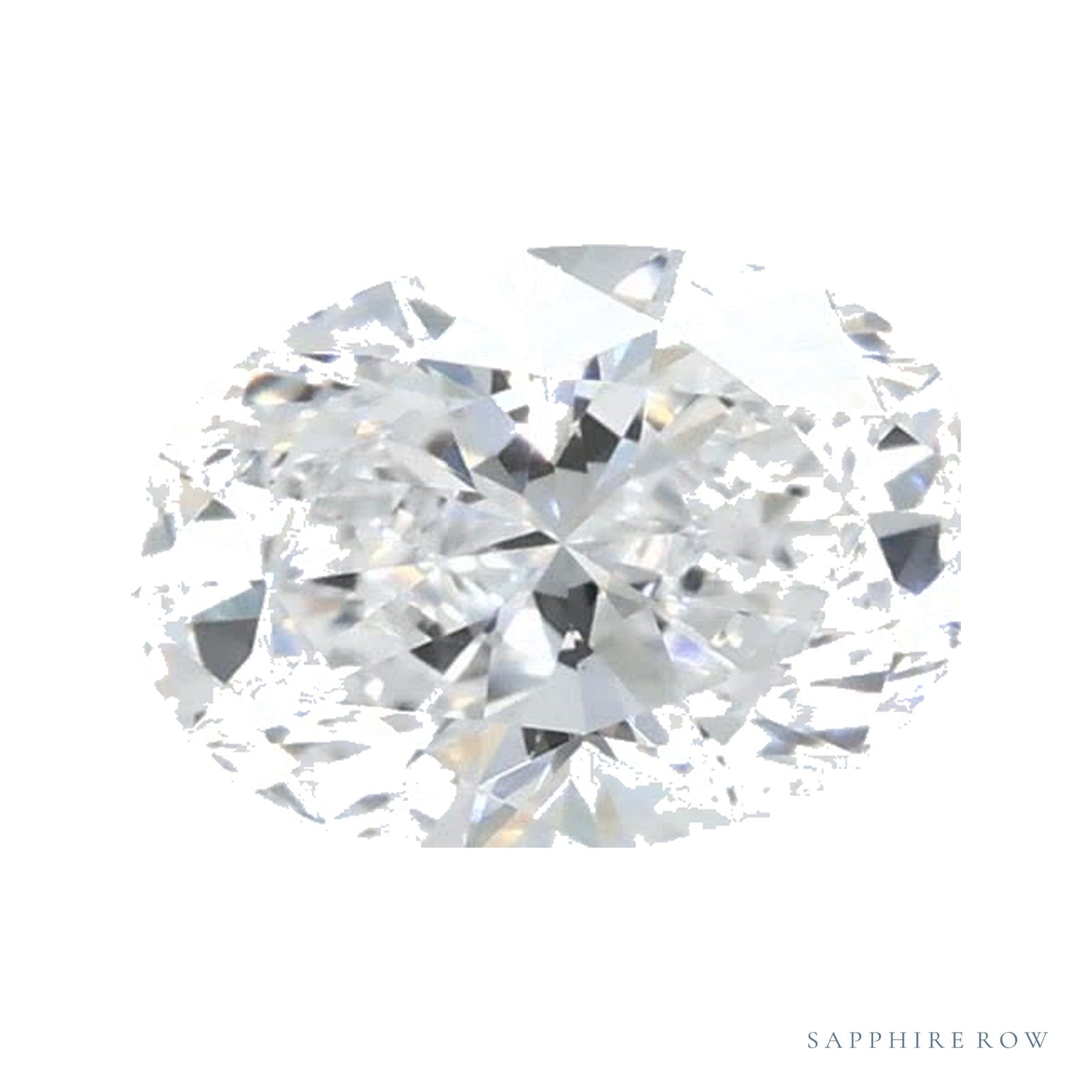0.57 ct lab-grown diamond, oval cut | Sapphire Row · cut4