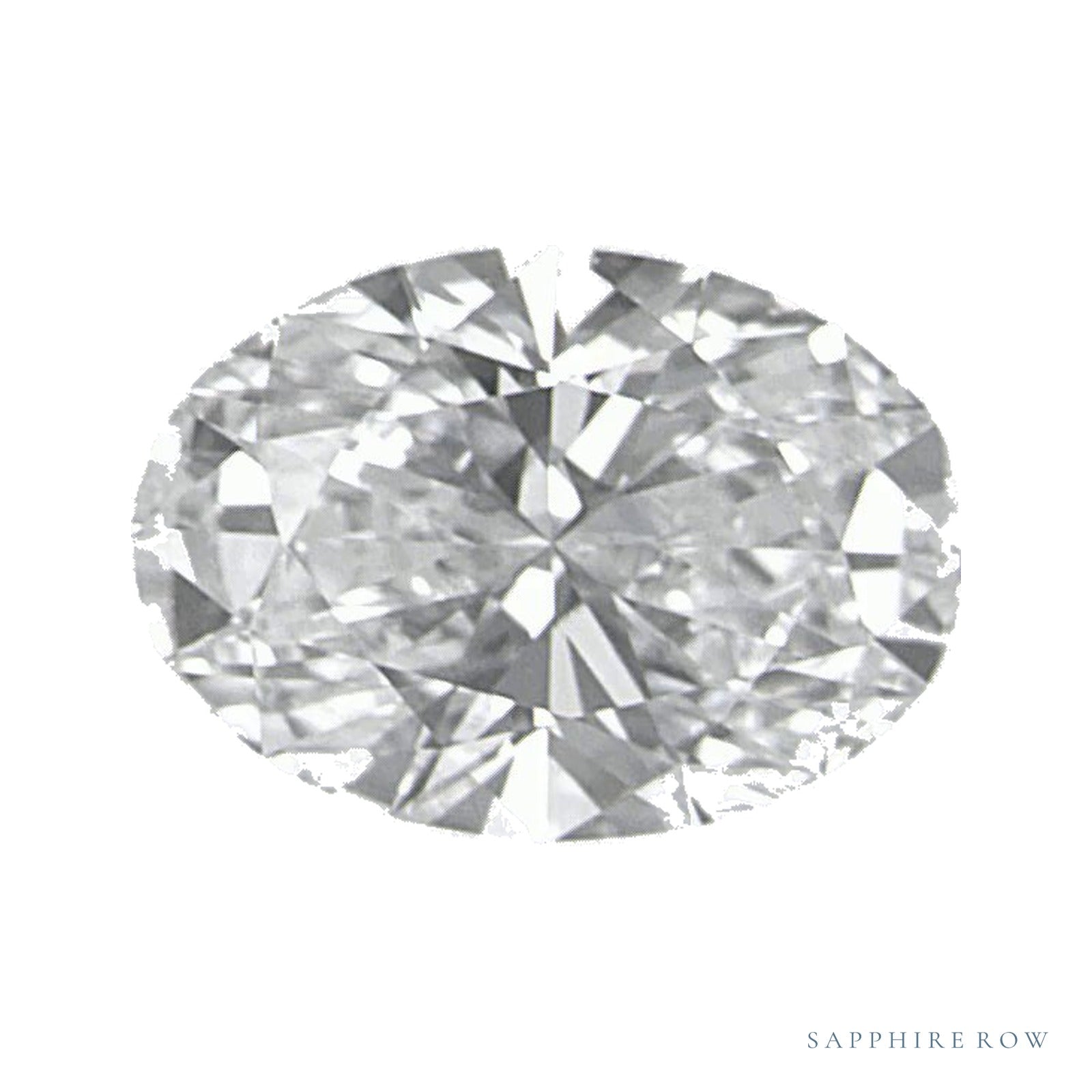 0.57 ct lab-grown diamond, oval cut | Sapphire Row · cut4