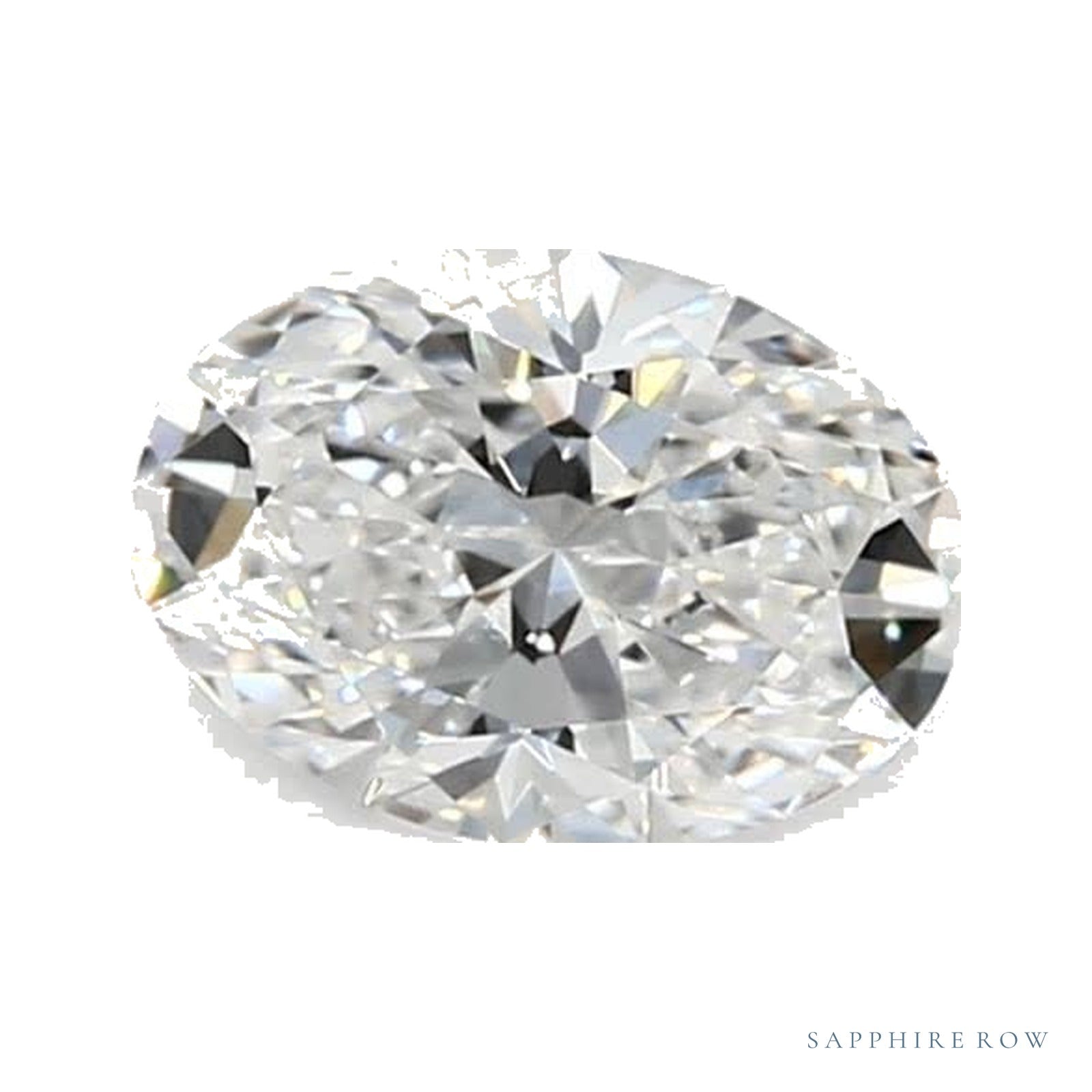 0.57 ct lab-grown diamond, oval cut | Sapphire Row · cut4