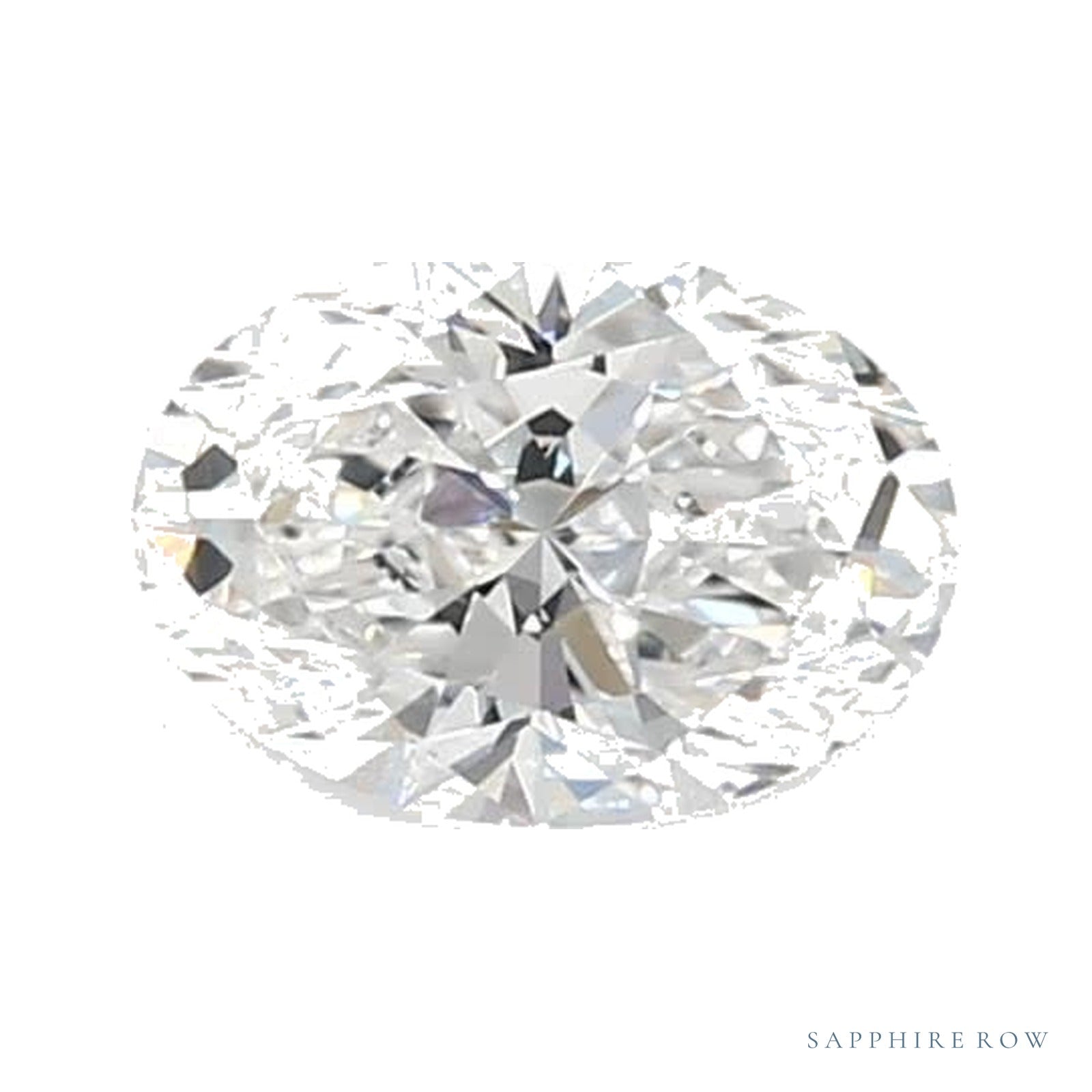 0.57 ct lab-grown diamond, oval cut | Sapphire Row · cut4